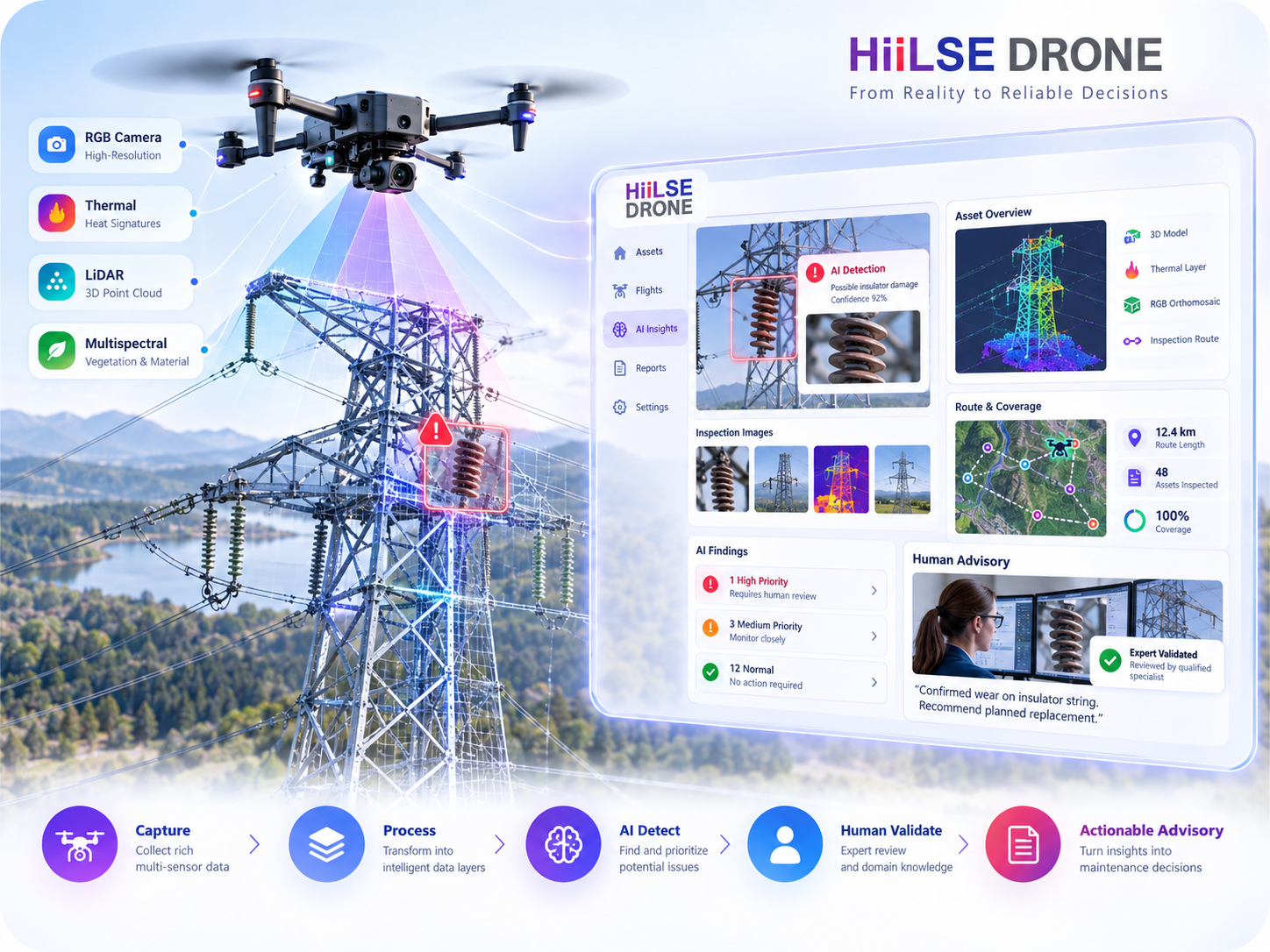 Inspection & AI Data Processing with Intelligent Human Advisory